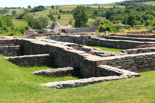 Roman archeological site, Felix Romuliana, Serbia.