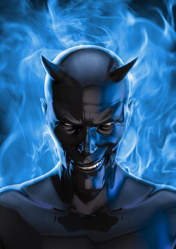 The devil in black