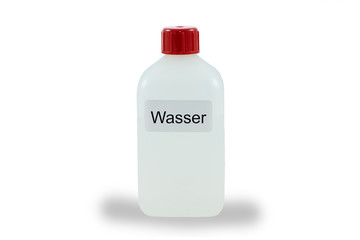 Labor Flasche Wasser