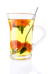 Tonic Tea with Marigolds