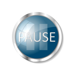 Blue web button