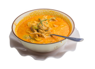 Red curry with pork