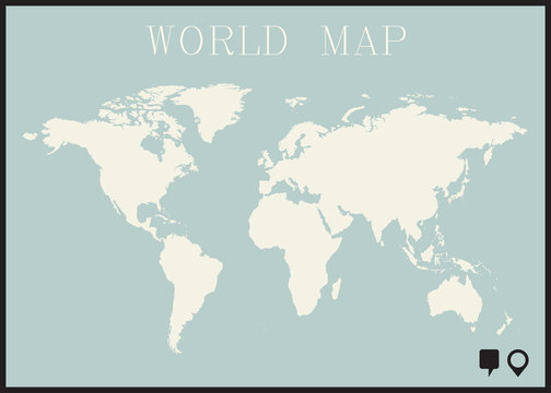 infographic worl map