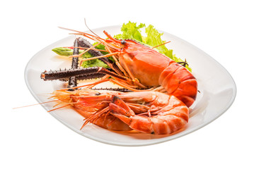 Giant Freshwater Prawn and king prawns