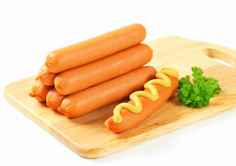 Frankfurter sausages