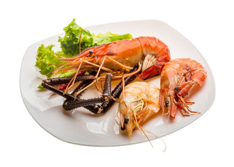 Giant Freshwater Prawn and king prawns