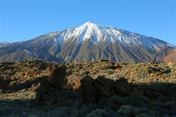 Snow-capped El Teide, Tenerife