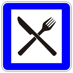 Raststätte Schild #140812-svg08