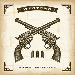 Vintage Western Revolvers