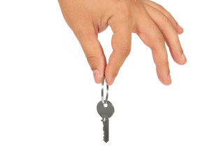 key in hand