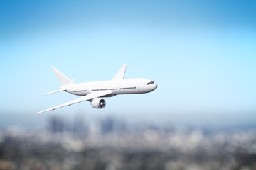 airliner flying
