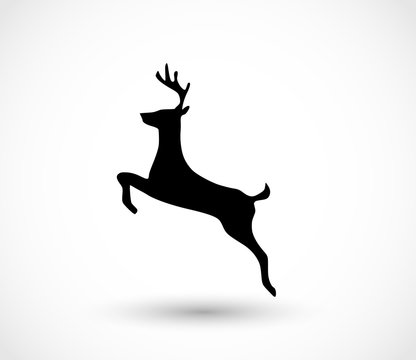 Deer icon vector