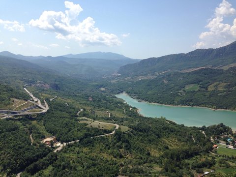 Vue sur le lac Bomba