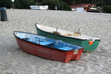Boats on Sand