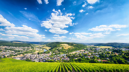 Panoramic View of Saarburg, Germany