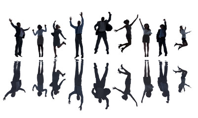 Group of Business People Celebrating