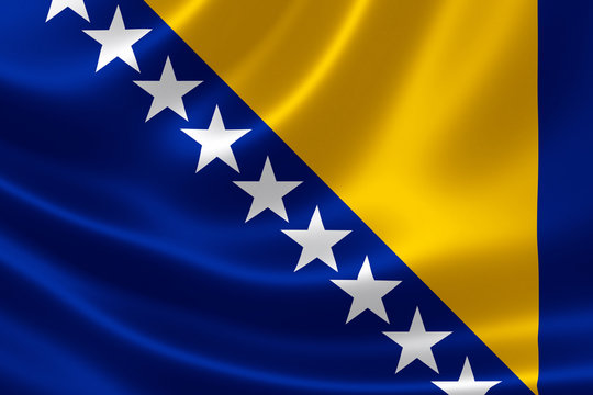 Bosnia and Herzegovina's Flag