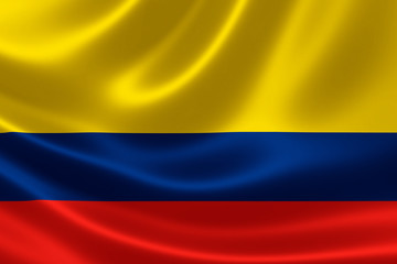 Obraz premium Colombia's Flag