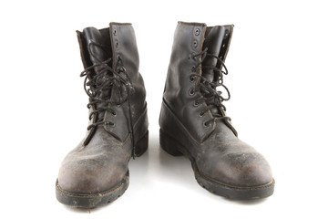 Old military boots