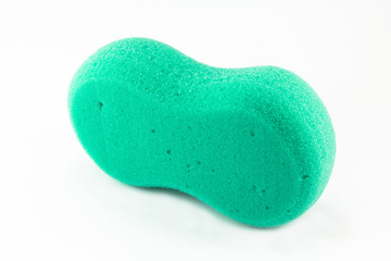 Sponge on white background