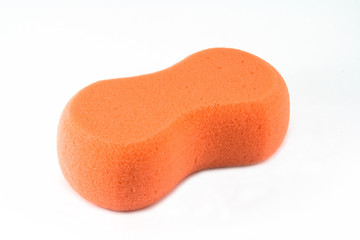 sponge on white background