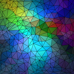 Abstract Geometrical Multicolored Background