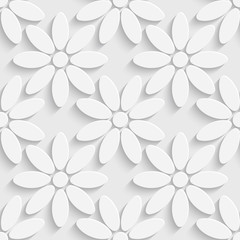 Fototapeta premium Seamless Abstract Floral Pattern