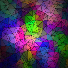 Abstract Geometrical Multicolored Background