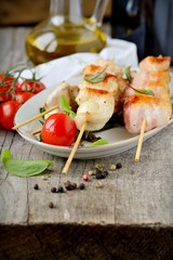 Chicken skewers