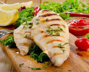 Grilled chicken breast
