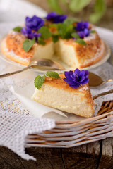Casserole of cottage cheese