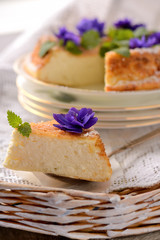 Casserole of cottage cheese