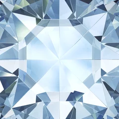 Tuinposter Abstract diamond facet background - computer generated © 123dartist