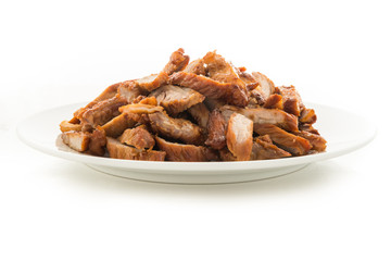 fried beef with garlic