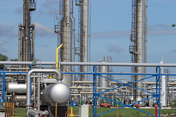 petrochemical plant pipelines oil industry