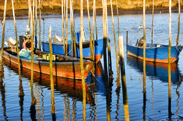 Fototapeta premium Embarcações em Darque