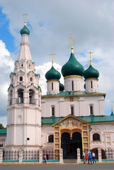 Church of Elijah the Prophet in Yaroslavl (Russia).