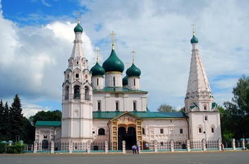 Church of Elijah the Prophet in Yaroslavl (Russia).