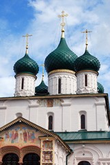 Fototapeta na wymiar Elijah the Prophet church, Yaroslavl, Russia. UNESCO Heritage.