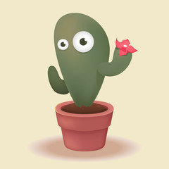 cactus in a pot