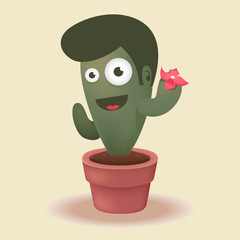 cactus in a pot