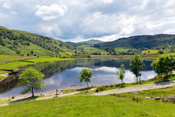 Fototapeta na wymiar Watendlath Tarn Lake District Cumbria England uk