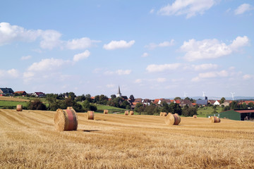 Fototapeta premium Erntezeit im Weserbergland