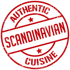 scandinavian cuisine stamp