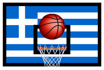Greeks basket ball, vector