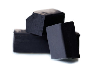 Colorful artists pastel isolated on white