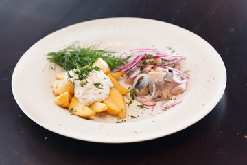 Matjes with Potatoes