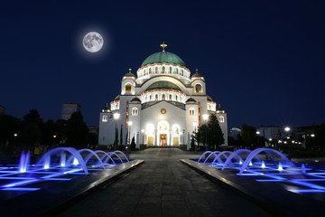 Cathedral of Saint Sava in Belgrade, Serbia