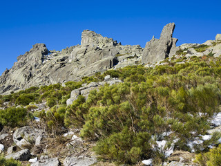Fototapeta na wymiar Risco del Cuchillo en la Sierra de la Paramera