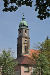 Fototapeta na wymiar Kirche in Amberg
